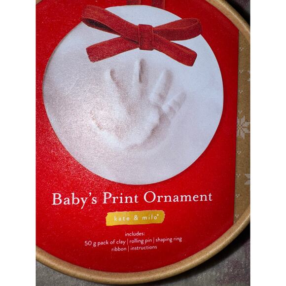 Baby Clay Handprint Ornament Kit New in Box - Picture 1 of 4